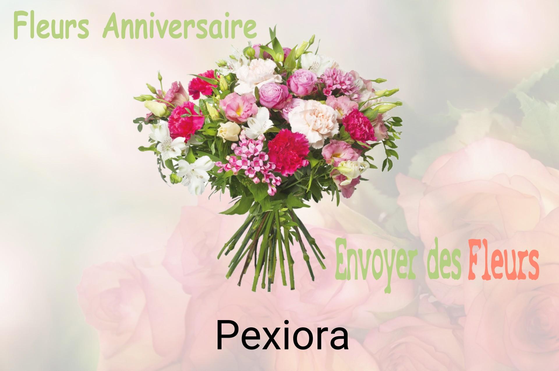 Bouquet de fleurs d’anniversaire livré à Pexiora
